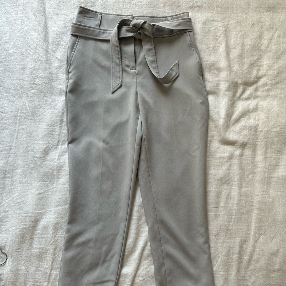 Gray work pants size 4